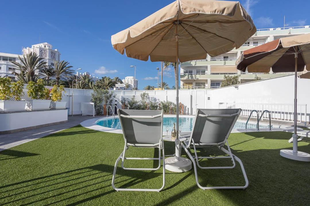 Lightbooking Alemania Piscina Privada Playa Del Ingles Eksteriør billede